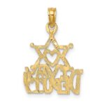 10k I HEART MY SHERIFF Charm - Image 4