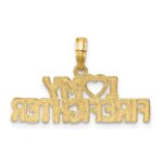 10k I LOVE MY FIREFIGHTER Charm - Image 4