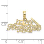 10k I LOVE MY FIREFIGHTER Charm - Image 3
