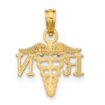 10K RN Caduceus Charm - Image 4