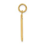 10k Large Polished Number 0 Charm - Image 2