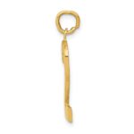 10k Large Polished Number 2 Charm - Image 2