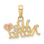 10k Two-Tone We Love Nana Charm - Image 4