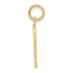 10k Medium Polished Number 2 Charm - Image 2