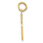 10k Medium Polished Number 5 Charm - Image 2