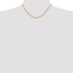 10k 2.5mm Silky Herringbone Chain - Image 4