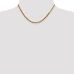10k 3mm Silky Herringbone Chain - Image 4