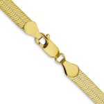 10k 5mm Silky Herringbone Chain - Image 3