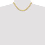10K 6.5mm Silky Herringbone Chain - Image 4