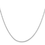 10k WG .9mm Round Snake Chain - Image 2