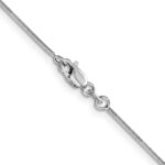 10k WG .9mm Round Snake Chain - Image 3