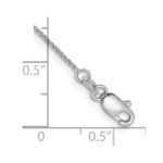 10k WG .85mm Spiga Chain Anklet - Image 2