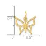 10k Butterfly Charm - Image 3