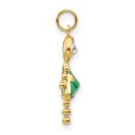 10k August Girl Birthstone Charm - Image 2