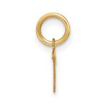 10KY Upper case Letter T Initial Charm - Image 2