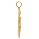 10k INRI Crucifix Pendant - Image 2