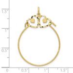 10k Heart Charm Holder - Image 3