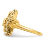 IBGoodman 14k Women's Polished Eastern Star Masonic Ring Mounting - Image 3