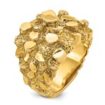 10k IBGoodman Men's Nugget Ring - Image 6