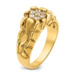 14k IBGoodman Men's Cluster Diamond Nugget Ring Mounting - Image 8