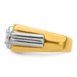 IBGoodman 14k Two-tone Polished Men's Ring Mounting - Image 5