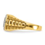 14k Two-tone IBGoodman Men's Onyx and 1/5 carat Diamond Complete Ring - Image 5