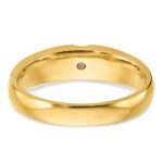 14k IBGoodman Men's 1/5 carat Diamond Complete Ring - Image 7