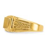 14k IBGoodman 15x7mm Men's Signet Ring - Image 5