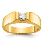 14k IBGoodman Men's 1/3 carat Diamond Complete Ring