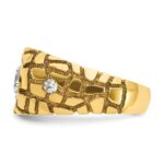 14k Two-tone IBGoodman Men's 1 carat Diamond Nugget Complete Ring - Image 4