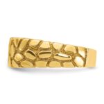 14k IBGoodman Men's Diamond Nugget Ring Mounting - Image 5