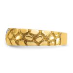 14k IBGoodman Men's Diamond Nugget Ring Mounting - Image 5