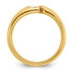 14k IBGoodman Men's 1/4 carat Diamond Complete Ring - Image 2