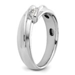 IBGoodman 14k Two-tone Men's Polished 5-Stone 1/6 Carat AA Quality Diamond Ring - Image 6