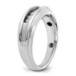 IBGoodman 14k Two-tone 1/4 carat Lab Grown Diamond VS/SI+ G+ Five Stone Complete Polished Men's Ring - Image 6
