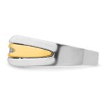14k Two-tone IBGoodman Men's 3/8 carat Diamond Complete Ring - Image 5