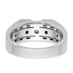 14k Two-tone IBGoodman Men's 3/8 carat Diamond Complete Ring - Image 7