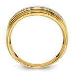 IBGoodman 14k 1 carat Lab Grown Diamond VS/SI+ G+ Seven Stone Complete Polished Men's Ring - Image 2