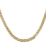 14K 4.75mm Semi-Solid Anchor with Lobster Clasp Chain - Image 2