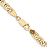 14K 4.75mm Semi-Solid Anchor with Lobster Clasp Chain - Image 3