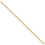 14K 2.85mm Semi-Solid Curb with Lobster Clasp Anklet - Image 2