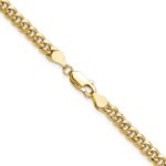 14k 4.5mm Semi-Solid Miami Cuban Chain - Image 3
