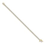 14k Complete 1/2 carat Diamond Illusion Setting 7 inch Tennis Bracelet - Image 2