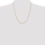 14K 1.1mm Box with Lobster Clasp Chain - Image 4