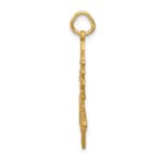 14k Long Life Symbol Charm - Image 2