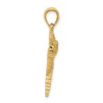 14k Alligator Pendant - Image 2