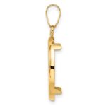 Wideband Distinguished Coin Jewelry 14k Polished 18.0mm Prong Coin Bezel Pendant - Image 2