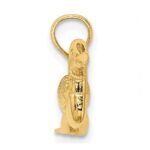 14k Solid Polished 3-D Mallard Charm - Image 2