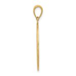14k Chinese Happiness Symbol in Oval Frame Pendant - Image 2