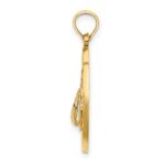 14K LIFES A BEACH Circle with Flip-Flop Charm - Image 2